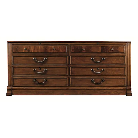 Traditional Four Drawer Lateral File Chest